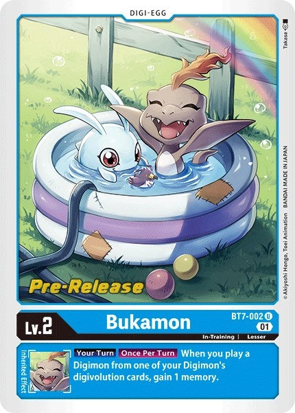 Image for Bukamon (BT7-002 U) (Next Adventure Pre-Release Cards) - Digimon Card Game