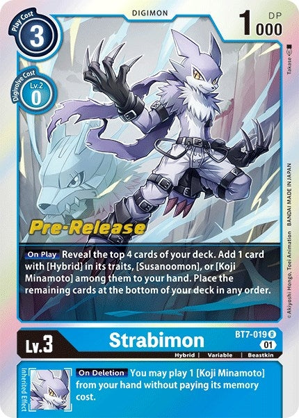 Image for Strabimon (BT7-019 R) (Next Adventure Pre-Release Cards) - Digimon Card Game