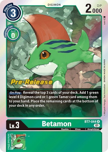 Image for Betamon (BT7-044 R) (Next Adventure Pre-Release Cards) - Digimon Card Game