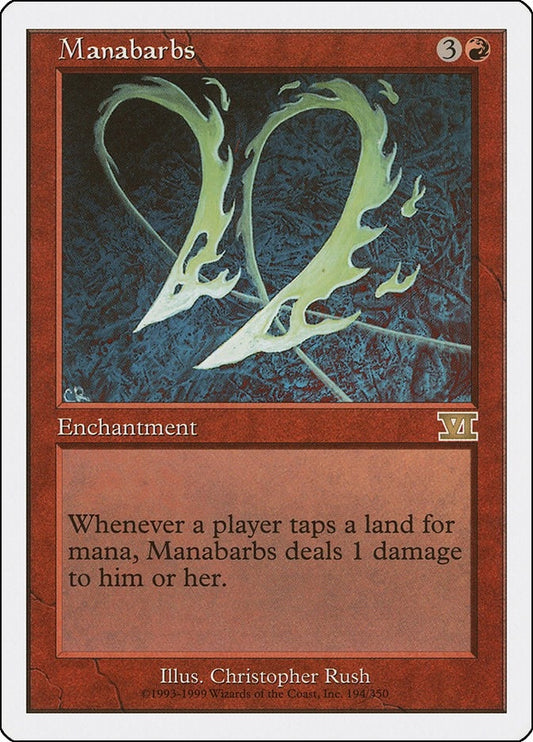 Image for Manabarbs (194) (Classic Sixth Edition) - Magic: The Gathering