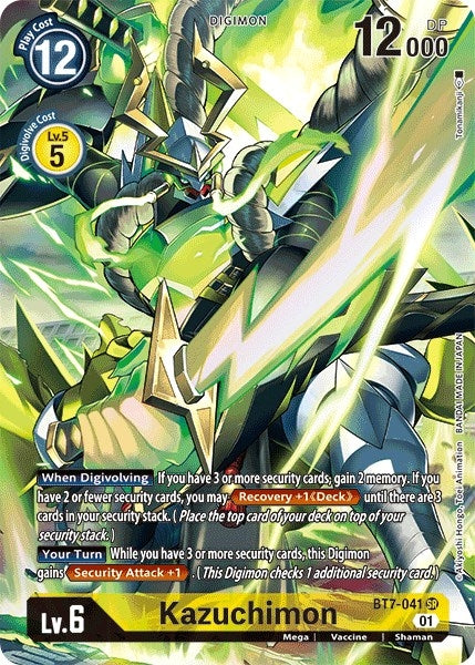 Image for Kazuchimon (Alternate Art) (BT7-041 SR) (Next Adventure) - Digimon Card Game