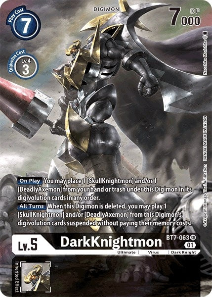 Image for DarkKnightmon (Alternate Art) (BT7-063 SR) (Next Adventure) - Digimon Card Game