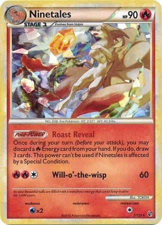 Image for Ninetales - 7/123 (Cracked Ice) (007/123) (Blister Exclusives) - Pokemon