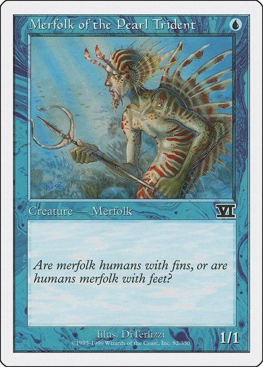 Image for Merfolk of the Pearl Trident (82) (Classic Sixth Edition) - Magic: The Gathering