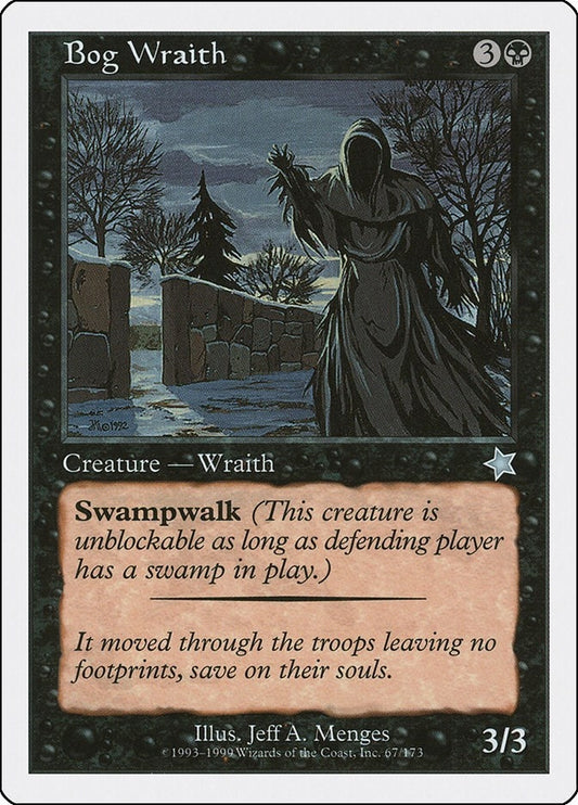 Image for Bog Wraith (67) (Starter 1999) - Magic: The Gathering