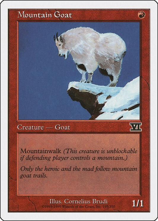 Image for Mountain Goat (195) (Classic Sixth Edition) - Magic: The Gathering