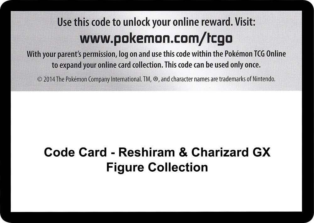 Image for Code Card - Reshiram & Charizard GX Figure Collection (SM - Unbroken Bonds) - Pokemon