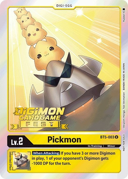 Image for Pickmon (Digimon Card Game Fest 2022) (BT5-003 U) (Battle of Omni) - Digimon Card Game