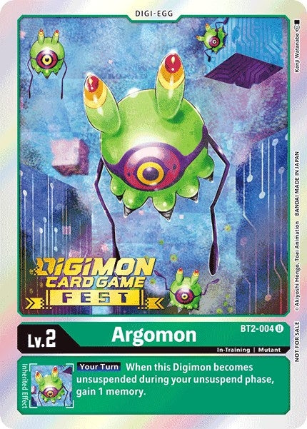 Image for Argomon - BT2-004 (Digimon Card Game Fest 2022) (BT2-004 U) (Release Special Booster 1.0) - Digimon Card Game