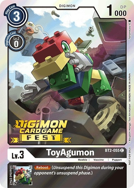 Image for ToyAgumon (Digimon Card Game Fest 2022) (BT2-055 C) (Release Special Booster 1.0) - Digimon Card Game