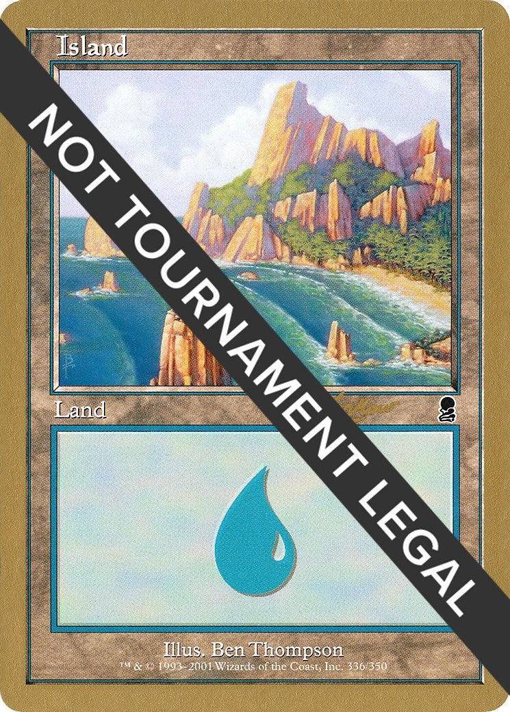 Image for Island (336) - 2002 Sim Han How (ODY) (336) (World Championship Decks) - Magic: The Gathering