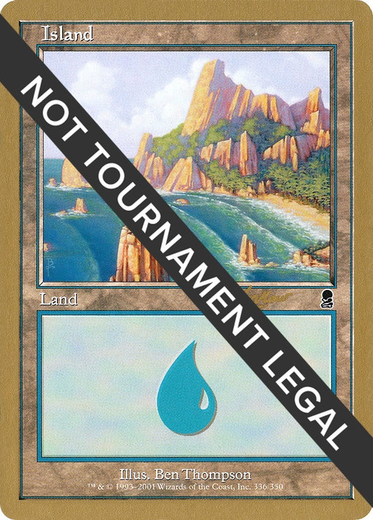 Image for Island (336) - 2002 Sim Han How (ODY) (336) (World Championship Decks) - Magic: The Gathering