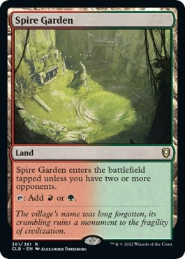 Image for Spire Garden (361) (Commander Legends: Battle for Baldur's Gate) - Magic: The Gathering