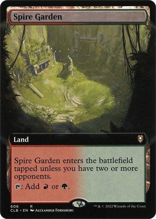 Image for Spire Garden (Extended Art) (606) (Commander Legends: Battle for Baldur's Gate) - Magic: The Gathering