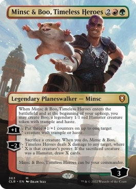 Image for Minsc & Boo, Timeless Heroes (Borderless) (363) (Commander Legends: Battle for Baldur's Gate) - Magic: The Gathering
