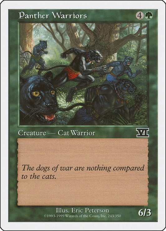 Image for Panther Warriors (243) (Classic Sixth Edition) - Magic: The Gathering