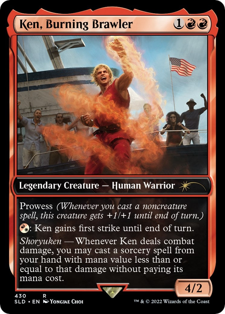 Image for Ken, Burning Brawler (430) (Secret Lair Drop Series) - Magic: The Gathering