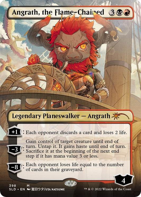 Image for Angrath, the Flame-Chained (Borderless) (398) (Secret Lair Drop Series) - Magic: The Gathering