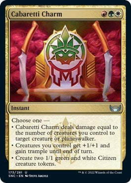 Image for Cabaretti Charm (173) (Streets of New Capenna) - Magic: The Gathering