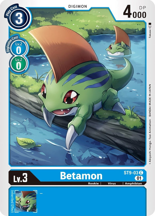 Image for Betamon (ST9-03 C) (Starter Deck 09: Ultimate Ancient Dragon) - Digimon Card Game