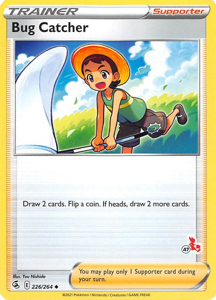 Image for Bug Catcher - 226/264 (#47 Cinderace Stamped) (226/264) (Battle Academy 2022) - Pokemon