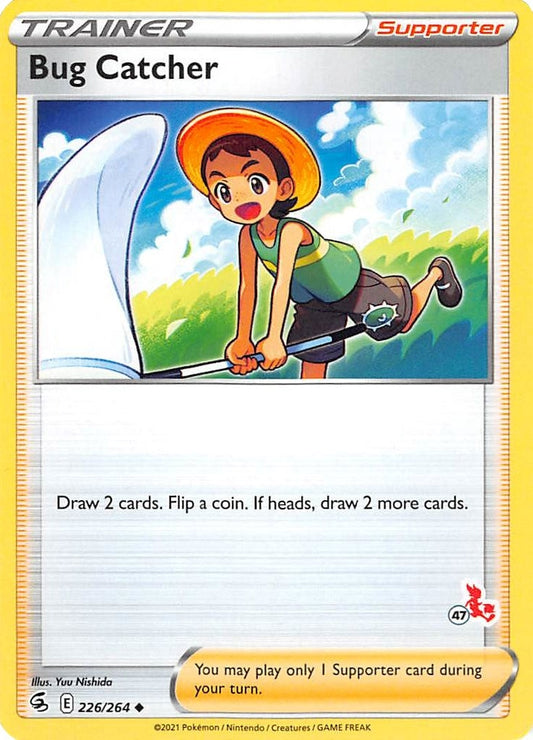 Image for Bug Catcher - 226/264 (#47 Cinderace Stamped) (226/264) (Battle Academy 2022) - Pokemon