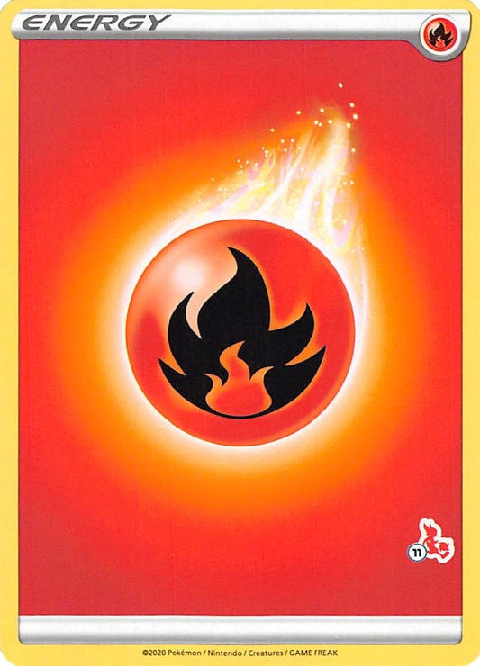 Image for Fire Energy (#11 Cinderace Stamped) (Battle Academy 2022) - Pokemon