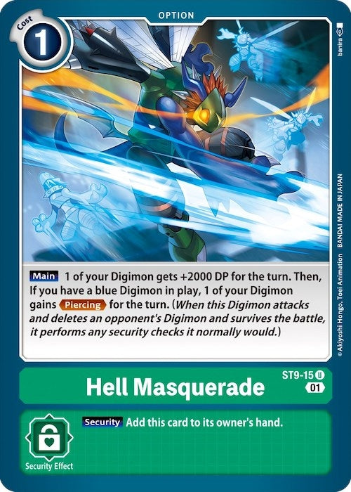 Image for Hell Masquerade (ST9-15 U) (Starter Deck 09: Ultimate Ancient Dragon) - Digimon Card Game