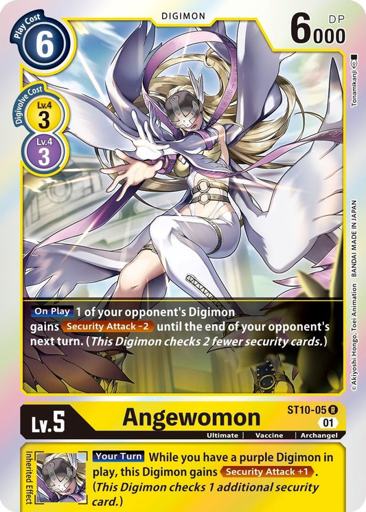 Image for Angewomon (ST10-05 R) (Starter Deck 10: Parallel World Tactician) - Digimon Card Game