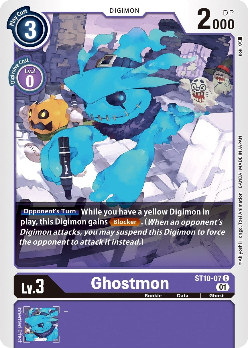 Image for Ghostmon (ST10-07 C) (Starter Deck 10: Parallel World Tactician) - Digimon Card Game