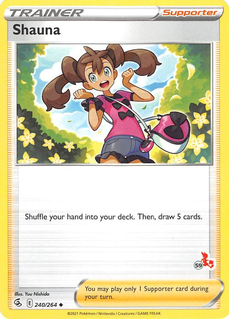 Image for Shauna - 240/264 (#59 Cinderace Stamped) (240/264) (Battle Academy 2022) - Pokemon
