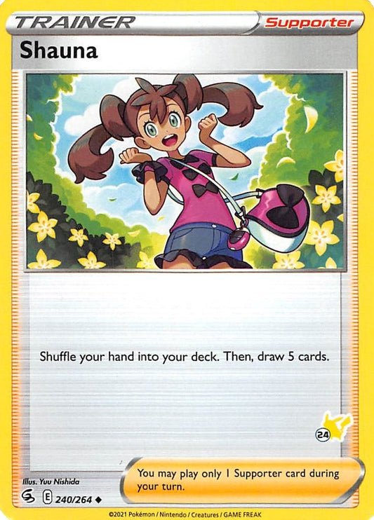 Image for Shauna - 240/264 (#24 Pikachu Stamped) (240/264) (Battle Academy 2022) - Pokemon