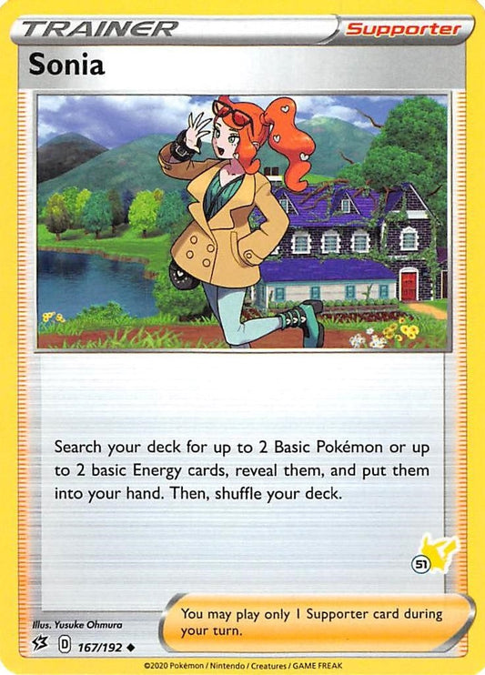 Image for Sonia - 167/192 (#51 Pikachu Stamped) (167/192) (Battle Academy 2022) - Pokemon