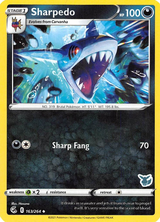 Image for Sharpedo - 163/264 (Eevee Stamped) (163/264) (Battle Academy 2022) - Pokemon