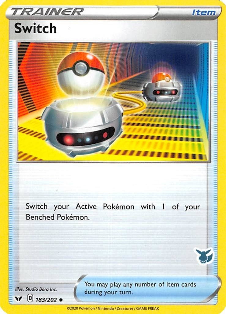 Image for Switch - 183/202 (Eevee Stamped) (183/202) (Battle Academy 2022) - Pokemon