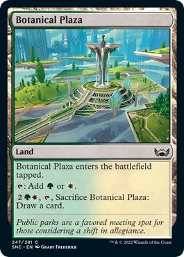 Image for Botanical Plaza (247) (Streets of New Capenna) - Magic: The Gathering