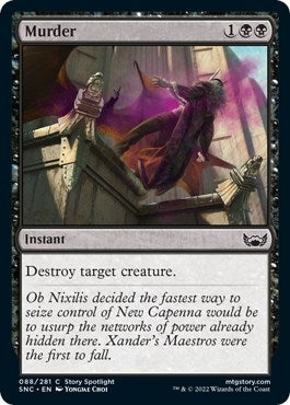 Image for Murder (88) (Streets of New Capenna) - Magic: The Gathering