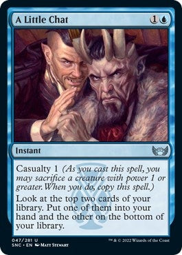Image for A Little Chat (47) (Streets of New Capenna) - Magic: The Gathering