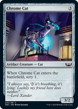 Image for Chrome Cat (236) (Streets of New Capenna) - Magic: The Gathering