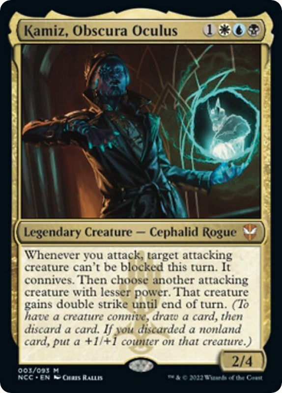 Image for Kamiz, Obscura Oculus (3) (Commander: Streets of New Capenna) - Magic: The Gathering