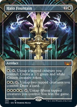 Image for Halo Fountain (Borderless) (285) (Streets of New Capenna) - Magic: The Gathering