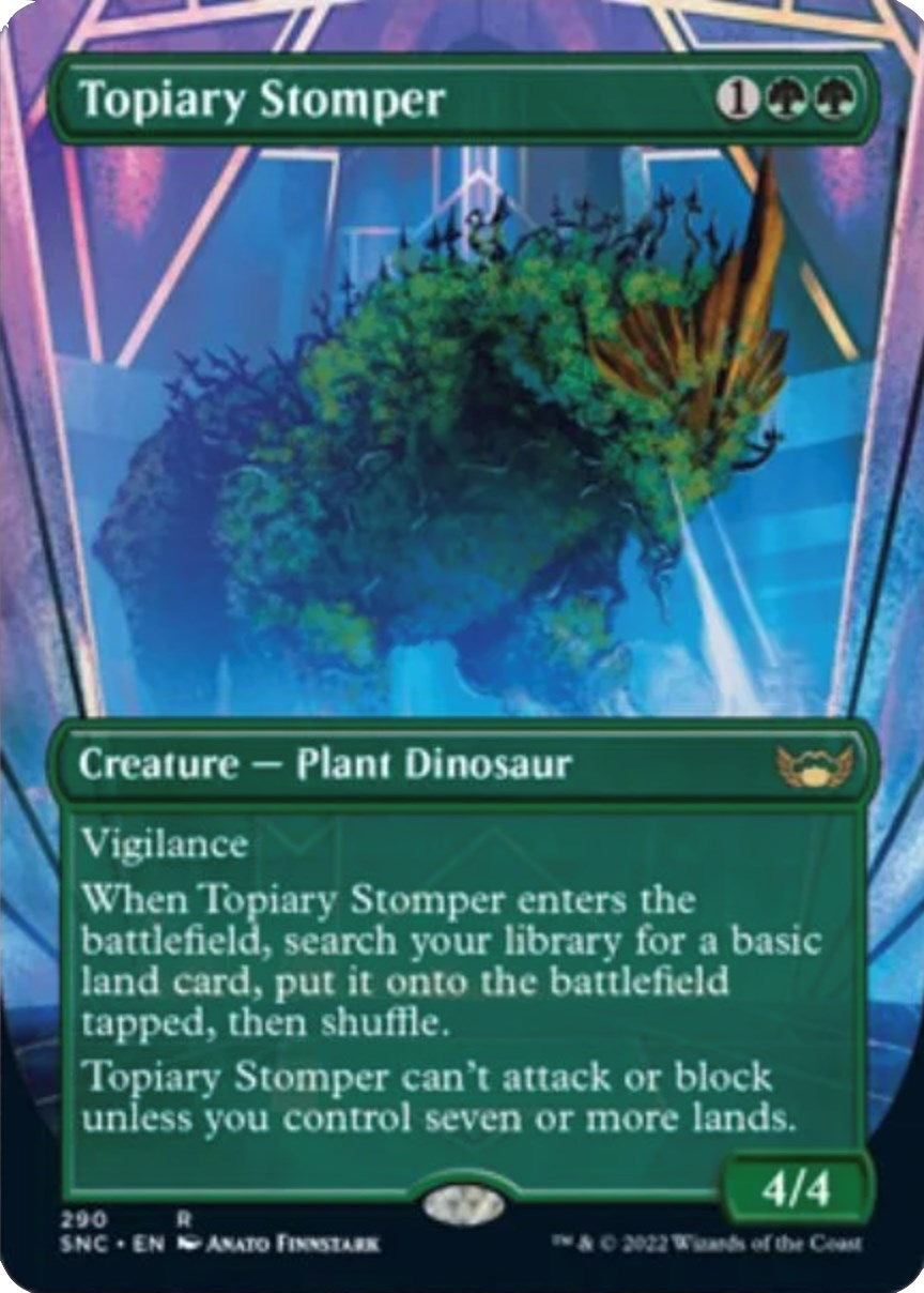 Image for Topiary Stomper (Borderless) (290) (Streets of New Capenna) - Magic: The Gathering
