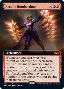 Image for Arcane Bombardment (Extended Art) (422) (Streets of New Capenna) - Magic: The Gathering