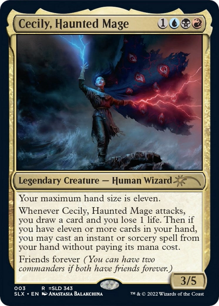 Image for Cecily, Haunted Mage (3) (SLX Cards) - Magic: The Gathering