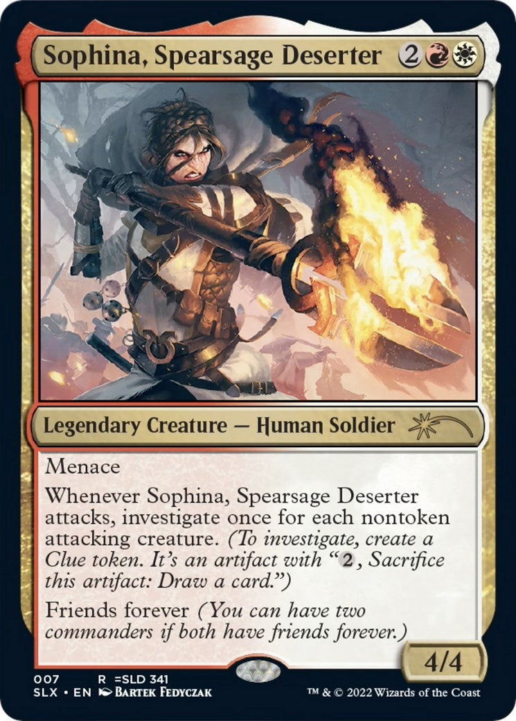 Image for Sophina, Spearsage Deserter (7) (SLX Cards) - Magic: The Gathering