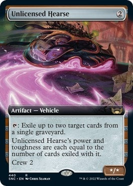 Image for Unlicensed Hearse (Extended Art) (440) (Streets of New Capenna) - Magic: The Gathering