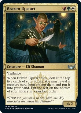 Image for Brazen Upstart (169) (Streets of New Capenna) - Magic: The Gathering