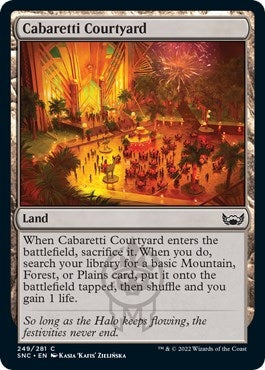 Image for Cabaretti Courtyard (249) (Streets of New Capenna) - Magic: The Gathering