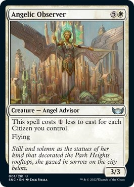 Image for Angelic Observer (1) (Streets of New Capenna) - Magic: The Gathering
