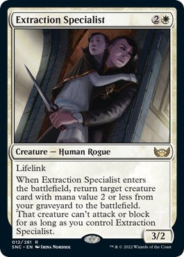 Image for Extraction Specialist (12) (Streets of New Capenna) - Magic: The Gathering